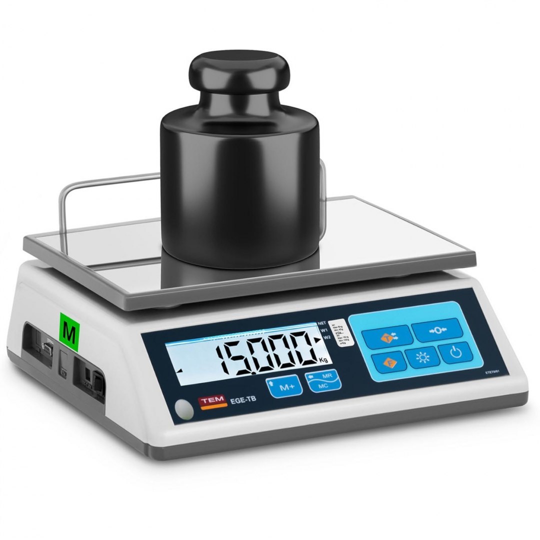 Waga sklepowa handlowa 15 kg / 5 g LCD M LEGALIZACJA TEM Waga sklepowa handlowa 15 kg / 5 g LCD M LEGALIZACJA TEM