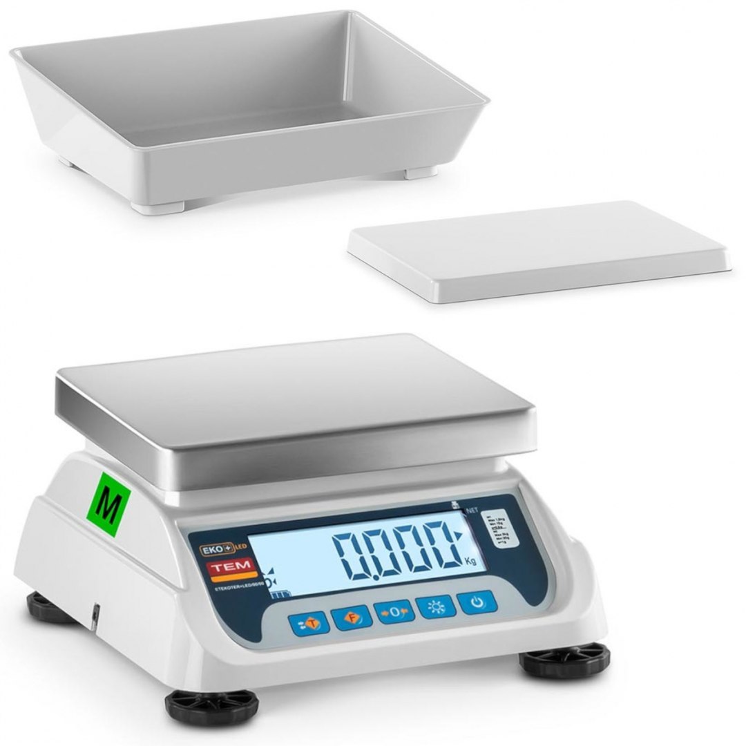 Waga stołowa 2 platformy interfejs RS232 3 kg / 1 g LCD M LEGALIZACJA TEM Waga stołowa 2 platformy interfejs RS232 3 kg / 1 g LCD M LEGALIZACJA TEM