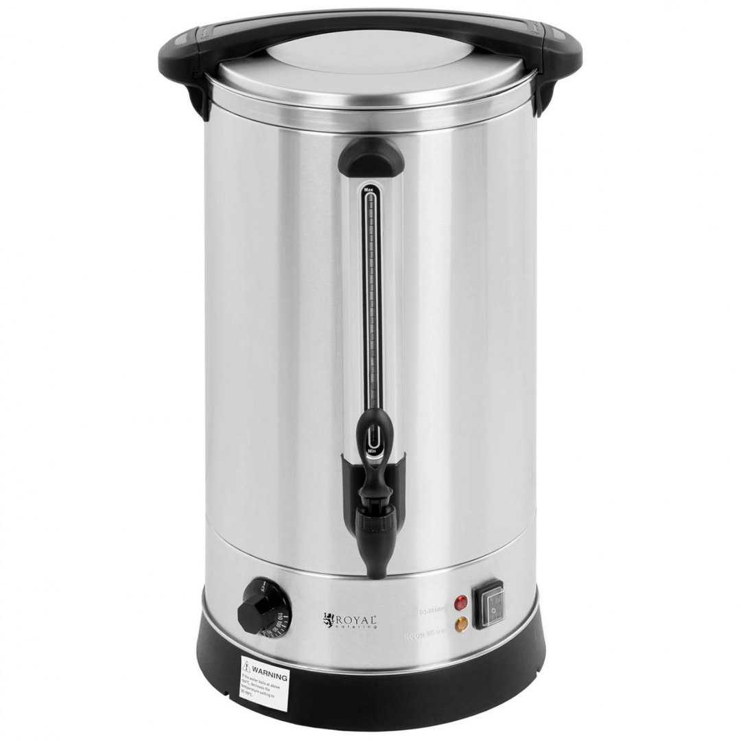 Warnik podgrzewacz do wody grzańca podwójne ścianki stalowy 20.5L 2500 W Royal Catering Warnik podgrzewacz do wody grzańca podwójne ścianki stalowy 20.5L 2500 W Royal Catering