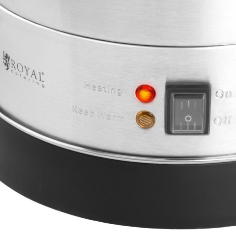 Warnik podgrzewacz do wody grzańca podwójne ścianki stalowy 23.5L 2500 W Royal Catering Warnik podgrzewacz do wody grzańca podwójne ścianki stalowy 23.5L 2500 W Royal Catering