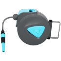Wąż ogrodowy z automatycznym bębnem ściennym 10 m + 1 m 5/6'' Hillvert