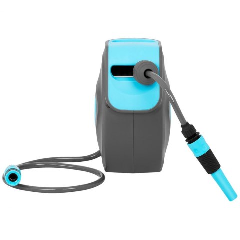 Wąż ogrodowy z automatycznym bębnem ściennym 10 m + 1 m 5/6'' Hillvert Wąż ogrodowy z automatycznym bębnem ściennym 10 m + 1 m 5/6'' Hillvert