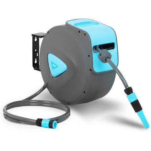 Wąż ogrodowy z automatycznym bębnem ściennym 20 m + 2 m 1/2'' Hillvert Wąż ogrodowy z automatycznym bębnem ściennym 20 m + 2 m 1/2'' Hillvert