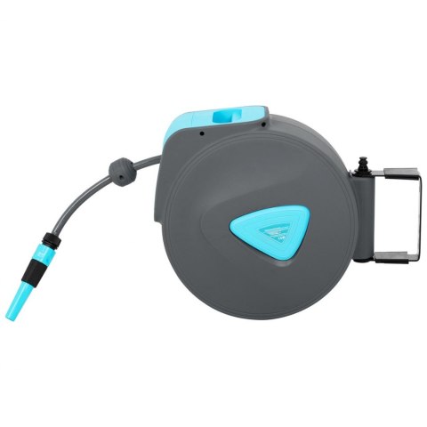 Wąż ogrodowy z automatycznym bębnem ściennym 20 m + 2 m 1/2'' Hillvert Wąż ogrodowy z automatycznym bębnem ściennym 20 m + 2 m 1/2'' Hillvert