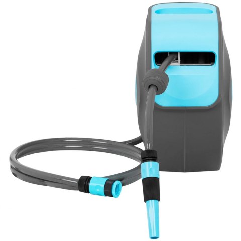 Wąż ogrodowy z automatycznym bębnem ściennym 20 m + 2 m 1/2'' Hillvert Wąż ogrodowy z automatycznym bębnem ściennym 20 m + 2 m 1/2'' Hillvert