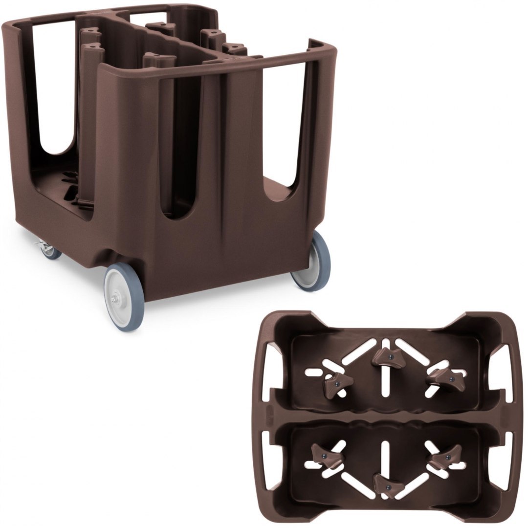 Wózek dyspenser do transportu talerzy z pokrowcem śr. 12-33cm do 300 szt. Royal Catering Wózek dyspenser do transportu talerzy z pokrowcem śr. 12-33cm do 300 szt. Royal Catering