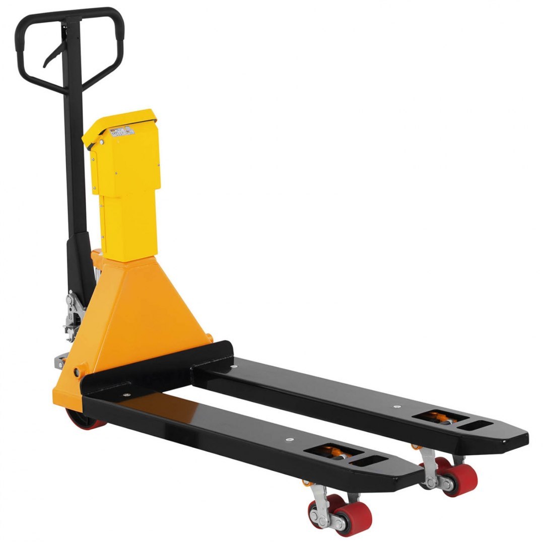 Wózek paletowy paleciak z wagą do 2000 kg dł. wideł 1150 mm LCD TEM Wózek paletowy paleciak z wagą do 2000 kg dł. wideł 1150 mm LCD TEM