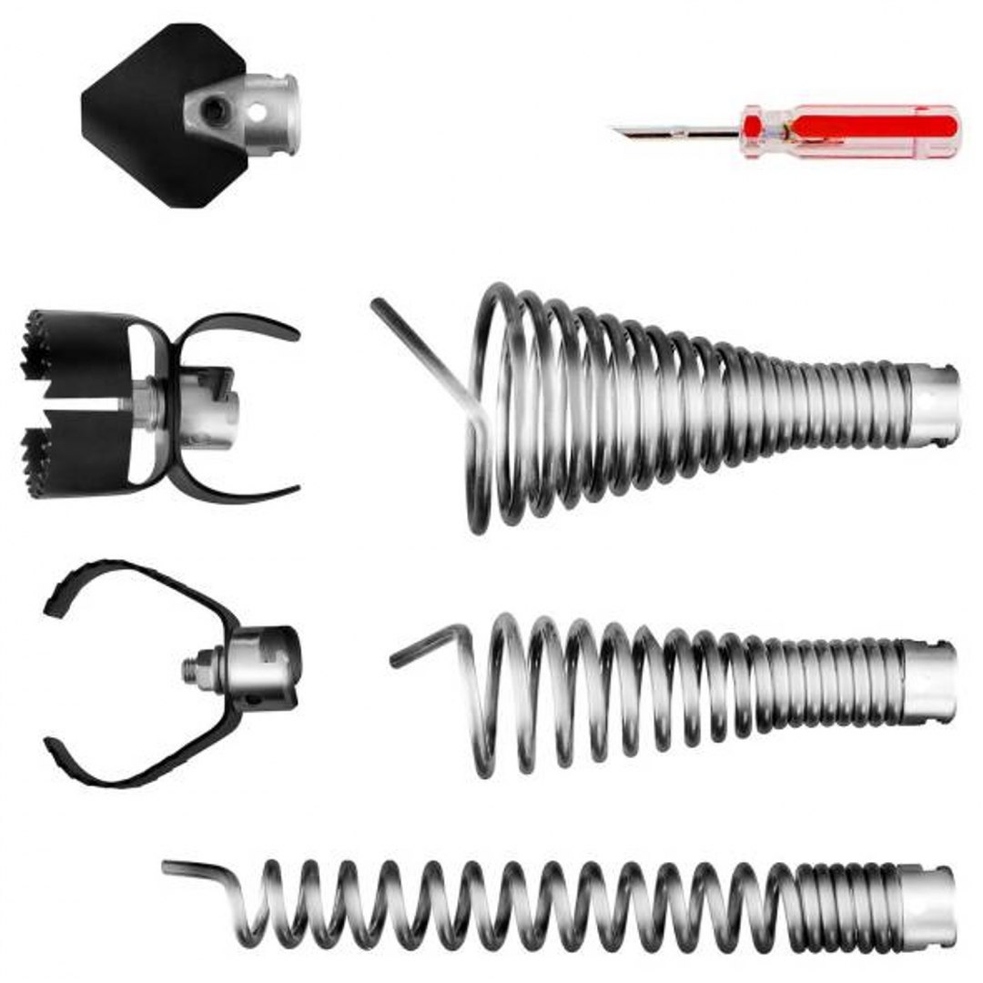 Zestaw wierteł do przepychacza do rur 50 - 200 mm 32 mm MSW POWER DRAIN CLEAN 4.6E MSW Zestaw wierteł do przepychacza do rur 50 - 200 mm 32 mm MSW POWER DRAIN CLEAN 4.6E MSW