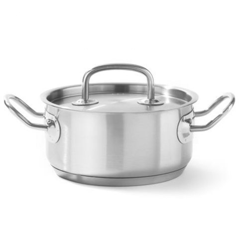 Garnek niski Kitchen Line z pokrywką 5 l śr. 240 x 115 h - Hendi 836026 Hendi Garnek niski Kitchen Line z pokrywką 5 l śr. 240 x 115 h - Hendi 836026 Hendi