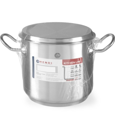Garnek wysoki Kitchen Line z pokrywką 20 l śr. 320 x 270 h - Hendi 837603 Hendi Garnek wysoki Kitchen Line z pokrywką 20 l śr. 320 x 270 h - Hendi 837603 Hendi