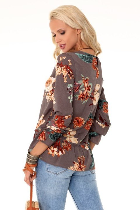 Bluzka Aridanna Brown Brown L Bluzka Aridanna Brown Brown L