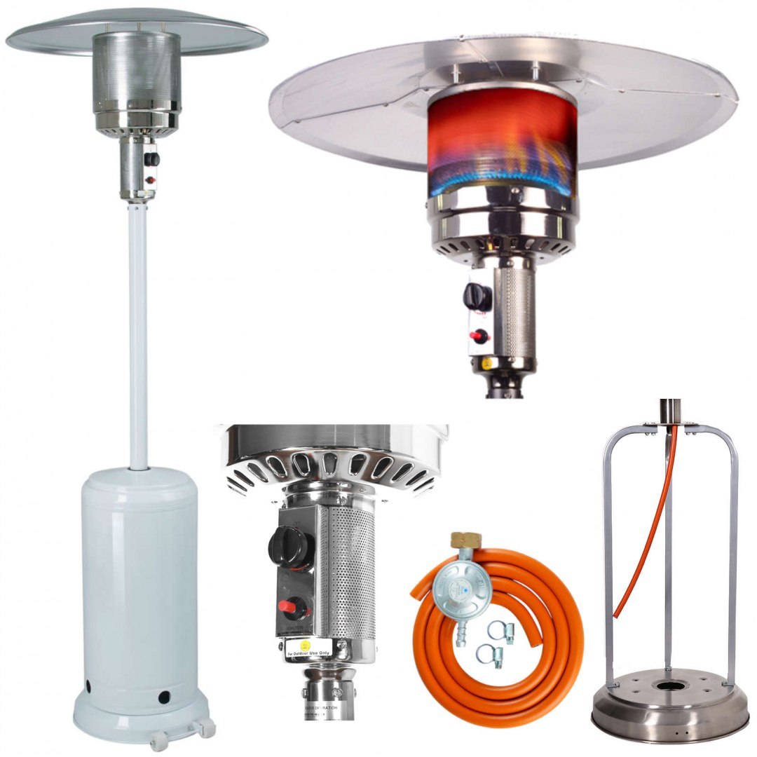 Lampa grzewcza gazowa parasol grzewczy ETNA BIAŁA na gaz PB LPG MEVA Lampa grzewcza gazowa parasol grzewczy ETNA BIAŁA na gaz PB LPG MEVA