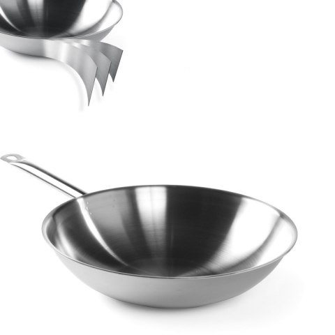 Patelnia WOK 3-PLY - bez pokrywki - Hendi 839003 Hendi Patelnia WOK 3-PLY - bez pokrywki - Hendi 839003 Hendi