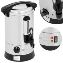 Warnik podgrzewacz do wody grzańca podwójne ścianki stalowy 6.5L 1500 W Royal Catering