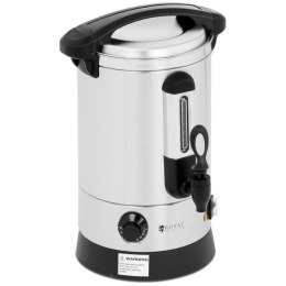 Warnik podgrzewacz do wody grzańca podwójne ścianki stalowy 6.5L 1500 W Royal Catering